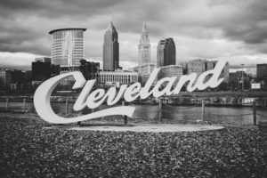 Cleveland City Skyline